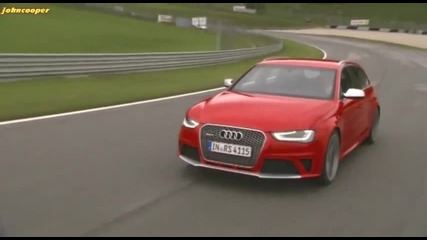 2013 Audi Rs4 Avant on Racetrack