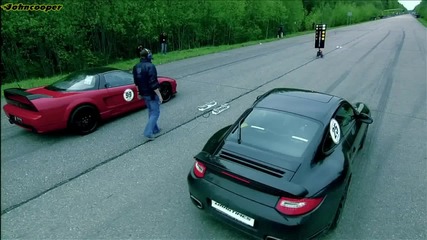 Honda Nsx Twin Turbo vs Porsche 911 Turbo S