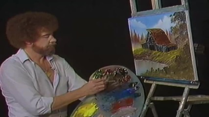 S03 Радостта на живописта с Bob Ross E11 - селски хамбар ღобучение в рисуване, живописღ