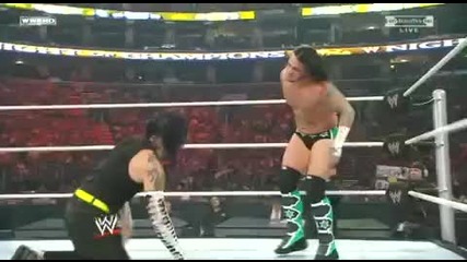 Cm Punk vs Jeff Hardy на Night Of Champions 2009 1/2