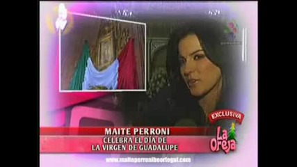 Maite Perroni Celebra A La Virgen De Guadalupe