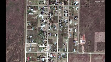 Сателитни изображения показват степента на опустошение от пожарите в Тексас (ВИДЕО)