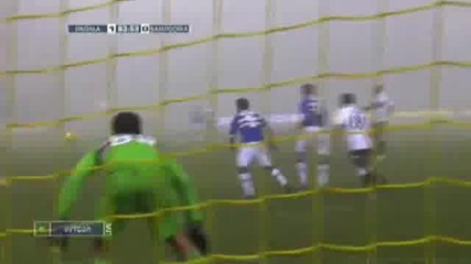 Парма - Сампдория 1 - 0. Гол на Божинов. 