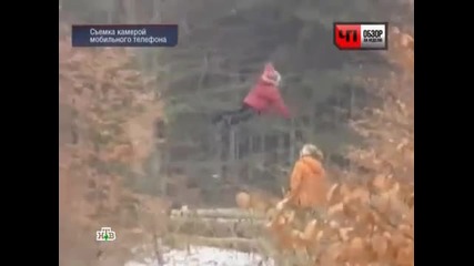 Невероятно - Летящо момиче в гората - (нтв 01.22.2011) 