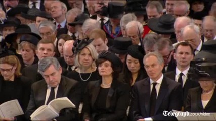 Margaret Thatcher funeral grand-daughter Amanda and David Cameron read at St Paul's Cathedral - Yout