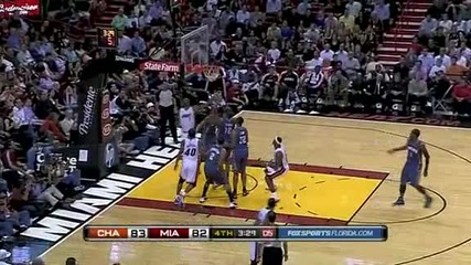 Charlotte Bobcats @ Miami Heat 87 - 95 [highlights] - 19.11.2010