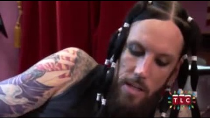 Brian Head Welch get tattoo in La Ink [hq]