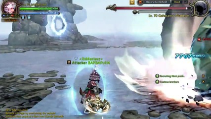 Dragon Nest : Hero's Battlefield Barbarian (hardmode)