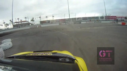 Global Rallycross Finals - Tanner Foust Pov - Irwindale Speedway 