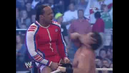 Wrestle Mania 23 Chris Benoa Vs Montel Vontevios Porter Part 1