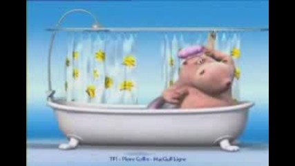 Happy Hippo Fart.. in the bathroom