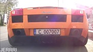 Рев и ускорение на Lamborghini Gallardo E-gear в София !