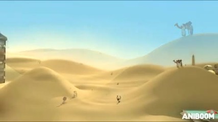 Какъв е ефекта на миража в пустинята (смешна анимация) 