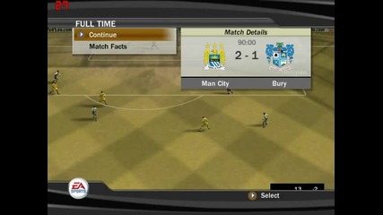 Fifa 07 - Manager Mode Bury Season 04 Епизод 25