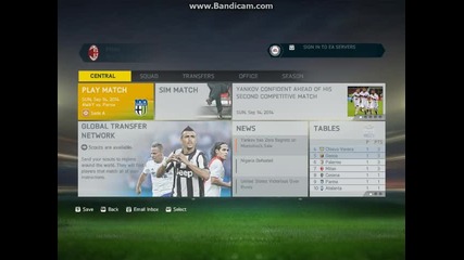 Fifa 14 8.0 Manager Mode Milan Season 1 Ep.2