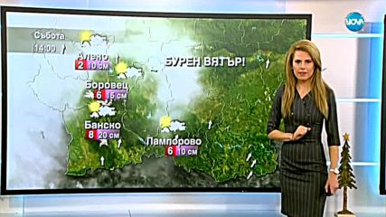 Прогноза за времето (08.12.2017 - централна)