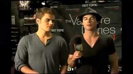 The Vampire Diaries гафове на Ian Somerhalder