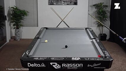 Trick Shot Talent: Check out an 8-time artistic pool World Champ