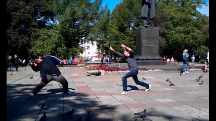 Бой с гълъби в Русия