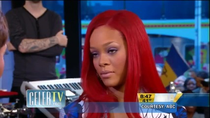 Rihanna Rocks on Good Morning America 