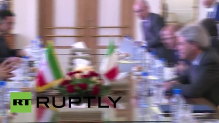 Iran: FM Zarif receives Italian counterpart Gentiloni for talks in Tehran