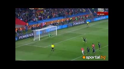 3.7.2010 Испания - Парагвай 1 - 0 Световно първенство по футбол 1/4 финал 