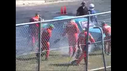 Tyres Birsts Into Flames 