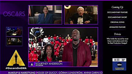 Titus O’Neil makes history during 94th Academy Awards Nomination Ceremony