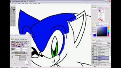 Как се рисува Sonic
