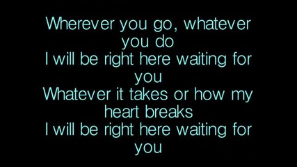 Richard Marx - Right Here Waiting For You ( With Lyrics )