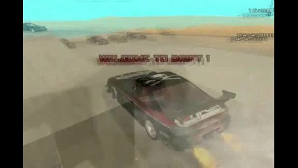 Grand Theft Auto San Andreas - drifting around the city 