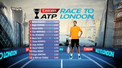 Emirates Atp Race To London - The Final Push - 20th October 2014
