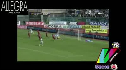 Livorno Lazio 1 - 2 - Sintesi Gol - Serie A Hd - 09 - 05 - 2010 