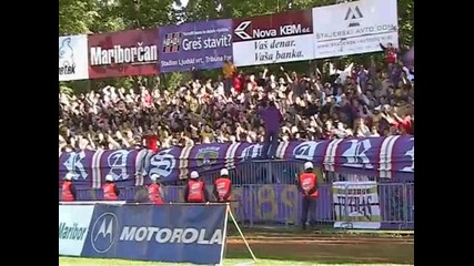 Марибор - Олимпия - Агитката на Марибор! *23.05.2004г.*