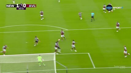 Newcastle United with a Goal vs. Aston Villa