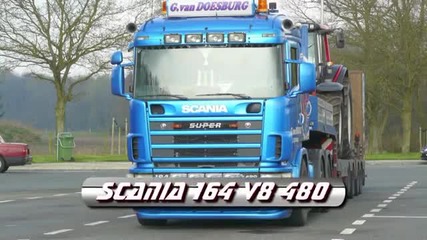 Scania 164 V8 side pipe
