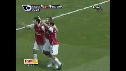Arsenal - Fulham Hleb gol 