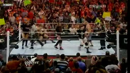 Невероятно меле в Raw 14.06.2010 