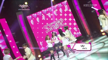 She'z - U U @ Music Bank [05/10/12]