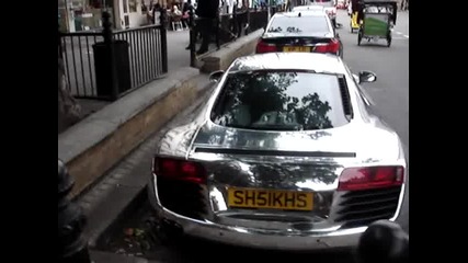 Chrome Audi R8 - Arab owned Supercar
