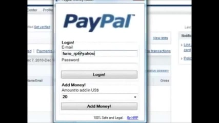 Paypal Hack Gerador 2011 ( Maio )