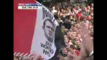 Rooney vs Newcastle