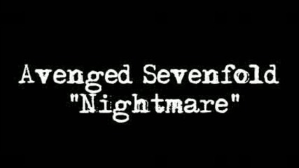 Avenged Sevenfold - Nightmare Music Video Teaser 