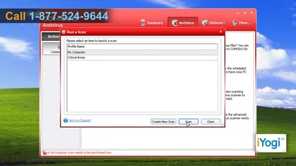 How to scan your Pc using Comodo® Antivirus 4.0? 