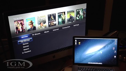 Airplay on Os X Mountain Lion to Apple Tv, wirelessly