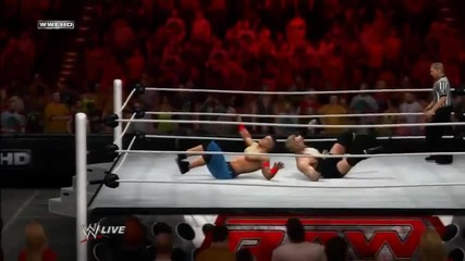 Wwe 12' - John Cena's Dynamic Comeback + Attitude Adjustment (wwe 12 Footage)