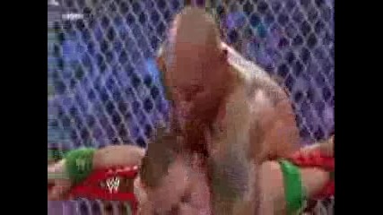 Hell in a Cell 2009 John Cena vs Randy Orton Highlights 
