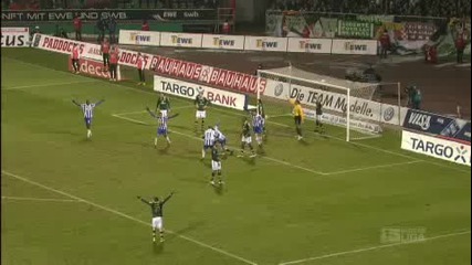 5.2.2010 г. Вердер - Херта 2 - 1 