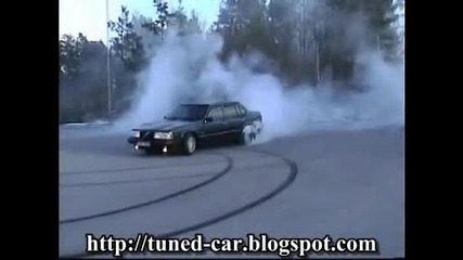 Volvo 940 Turbo Burnout 