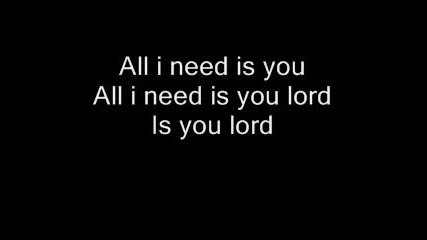 All I need is you - Hillsong United 